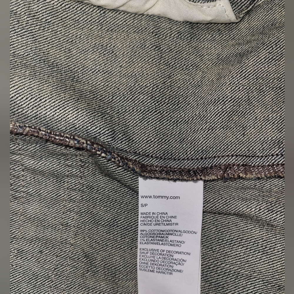 Tommy Hilfiger Premium Fit Denim Jacket, Size S - Picture 6 of 6